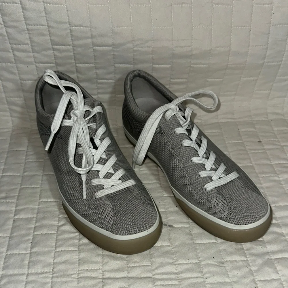Rothy's Gray and White Minimalist Sneakers NWOT